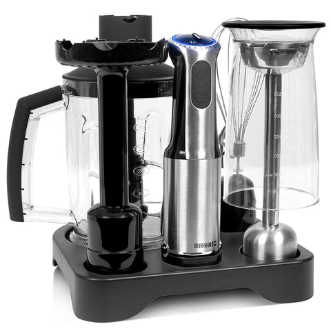 Duronic HB8010 hand kitchen mixer full overview with attachments and stand