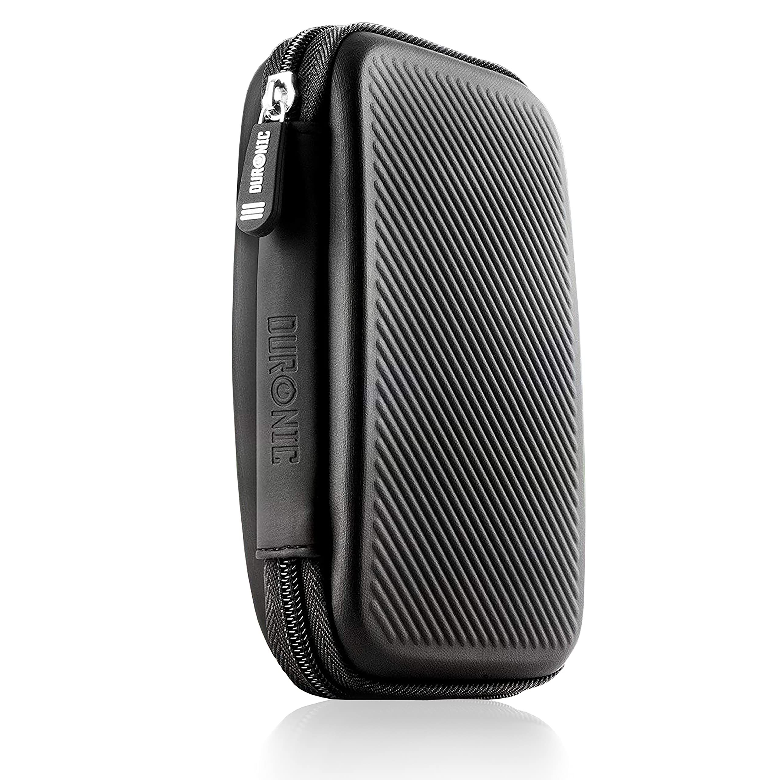 Duronic HDC2 /BK black portable hard drive case for Seagate, WD, UnionSine, Toshiba, SanDisk SSD hard drives
