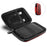 Duronic HDC2 /RD red hard drive case for external hard drive, cables, chargers, adapters, sd cards, and more