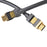 Duronic HDMI Cable featuring gold-plated connectors and a durable black jacket for high-definition home theater setups,,
