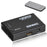 Duronic HDMI Switch Port HDMI with wireless remote control and DC 5V power input.