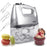 Duronic HM4 SR electric hand mixer with attachments showing macarons, muffins for kitchen, home, baking