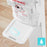 Duronic Hand Gel Floor Standing Dispenser on a floor stand, dispensing gel onto a white tray.