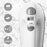 Duronic Hand Mixer Electric Whisk featuring speed controls, turbo button, and 400W power icon.