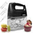 Duronic Hand Mixer Electric Whisk with storage case, beaters, dough hooks, whisk, and cupcakes. 