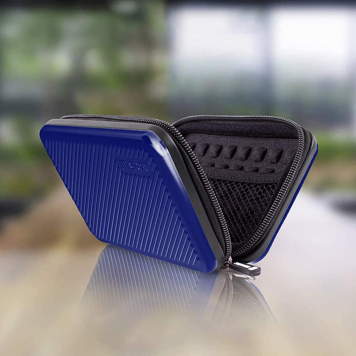 Duronic Hard Drive Case HDC3 with a ribbed texture and secure zipper closure, designed to protect portable external hard drives or electronic accessories.