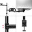 Duronic Monitor and Laptop Stand with an adjustable arm and desk C-clamp.