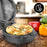 Duronic OM60 electric egg cooker with 2 non-stick deep-fill omelette wells to cook 2 omelettes at a time