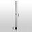 Duronic POLE with 8cm clamp base for monitors, cameras, or lighting setups.