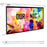 Duronic Projector Screen featuring a colorful display, wall-mountable design, and retractable casing.