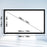 Duronic Projector Screen showing frame size (178x306cm) and viewable screen area (166x294cm) with diagonal.