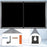 Duronic Projector Screen showing hardware, drywall anchor, brick installation, and keyhole slot design.