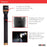 Duronic Rechargeable Torch Flashlight showing adjustable focus, protected charging port, and power button operation instructions.