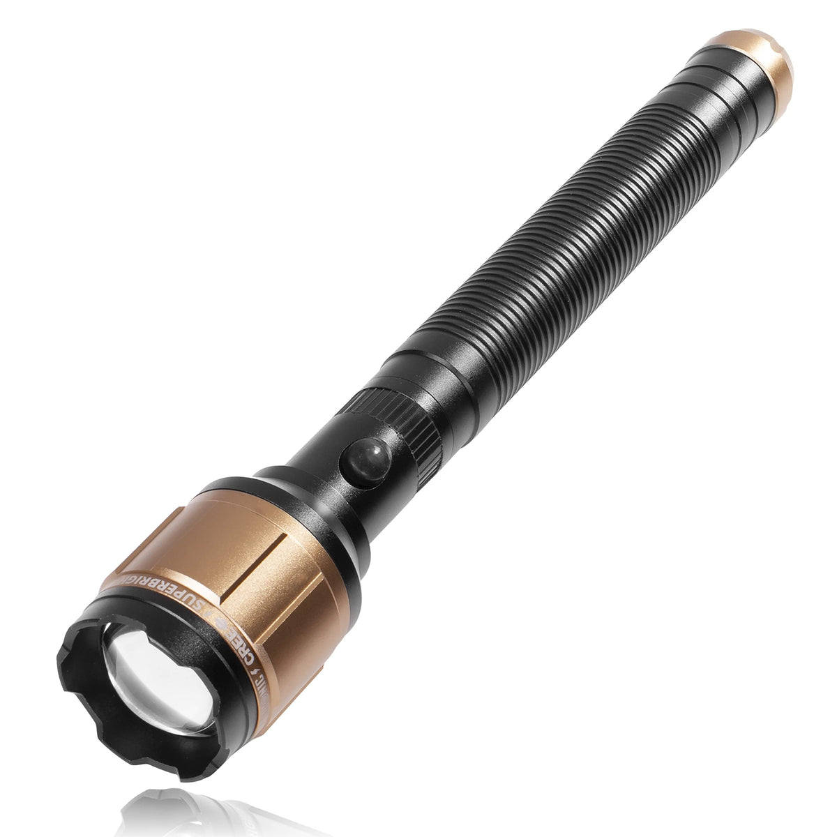 Duronic Rechargeable Torch Flashlight RFL902AA, Hand Held LED Portable