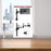 Duronic Single Monitor Arm with articulated arm, swivel joints, and vertical pole support.