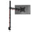 Duronic Single Monitor Stand with adjustable arm, cable management clips, and heavy-duty C-clamp base.