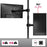 Duronic Single Monitor Stand with adjustable arms, 360-degree rotation, and 17.6lb weight capacity per screen.
