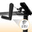 Duronic Sit Stand Desk Frame showing an adjustable height range of 71 to 116 cm.