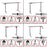 Duronic Sit Stand Desk Frame showing weight capacity, height limit, and motor count.