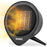 Duronic Small Ceramic Fan Heater  with glowing orange heating element and stable tripod stand.