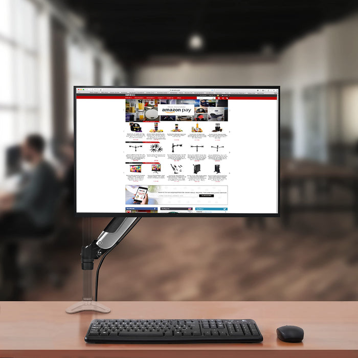 Duronic Spare Arm Set with sleek computer monitor