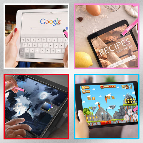 Duronic Stylus Pens used for typing, digital painting, and gaming.
