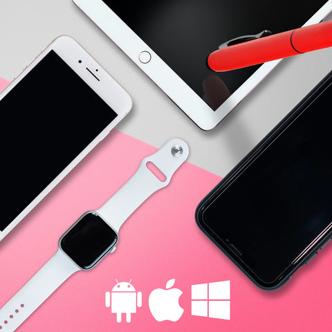 Duronic Stylus Pens with smartphone, tablet, and smartwatch