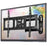Duronic TVB109M TV Bracket attached to the back of a large flat-screen television.