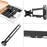 Duronic TV Bracket Wall Mount with adjustable arm, VESA plate, cable management, and extension bracket.