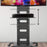 Duronic TV Stand Shelf displaying a media player against a plain wall.