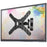 Duronic TV Wall Bracket Mount with wall mount bracket overlaid on a colorful flat-screen television.