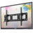 Duronic TV Wall Bracket featuring an anti-theft red padlock.