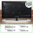 Duronic TV Wall Mount Bracket mounting holes with M8, M6, M5, and M4 screw sizes.