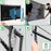 Duronic TV Wall Mount showing how to attach brackets, mount, and lock a TV onto a wall.