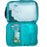 Duronic Travel Laptop Backpack with teal lining, packed with clothes and small toiletries.