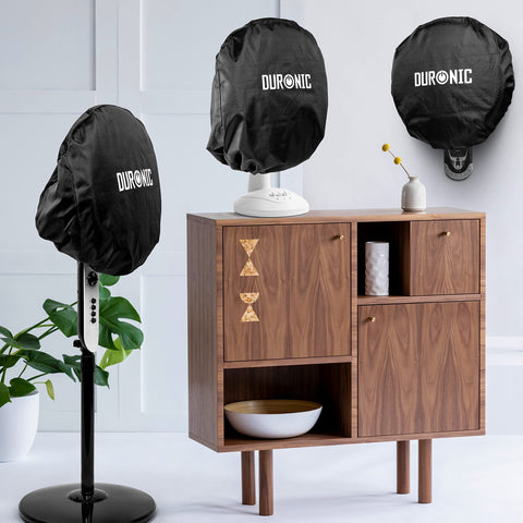 Duronic fan cover for wall fans desk fans pedestal fans protection from dust and debris