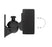 Duronic set of 2 universal wall speaker mount showing a tilt range of plus or minus 10 degrees.