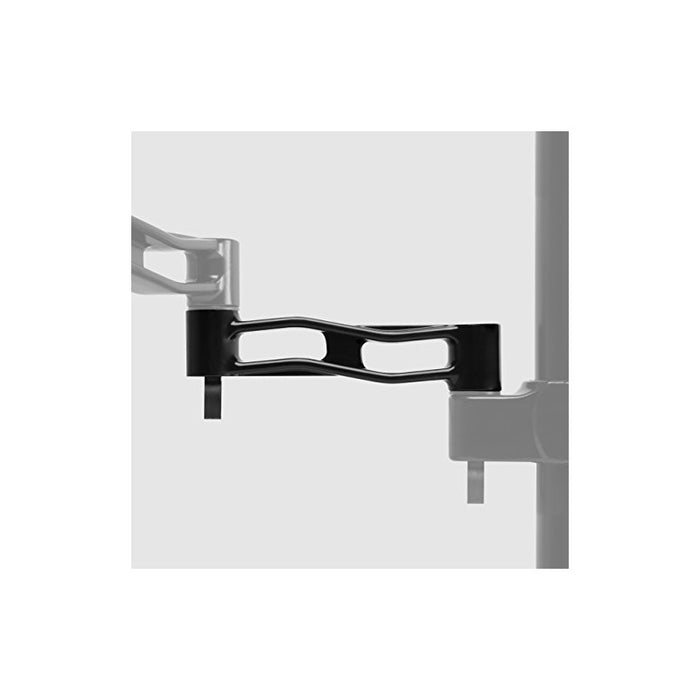 Duronic Spare Arm DM35 [2 PACK] 2x Arms Compatible with All Duronic Monitor Desk Mounts & Poles | BLACK | Aluminium | 18cm x 4cm each | Use to Extend DM351, DM352, DM353, DM354